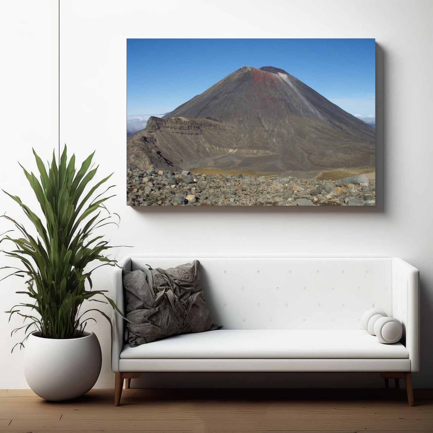 Mount Ngauruhoe Photo on Canvas.