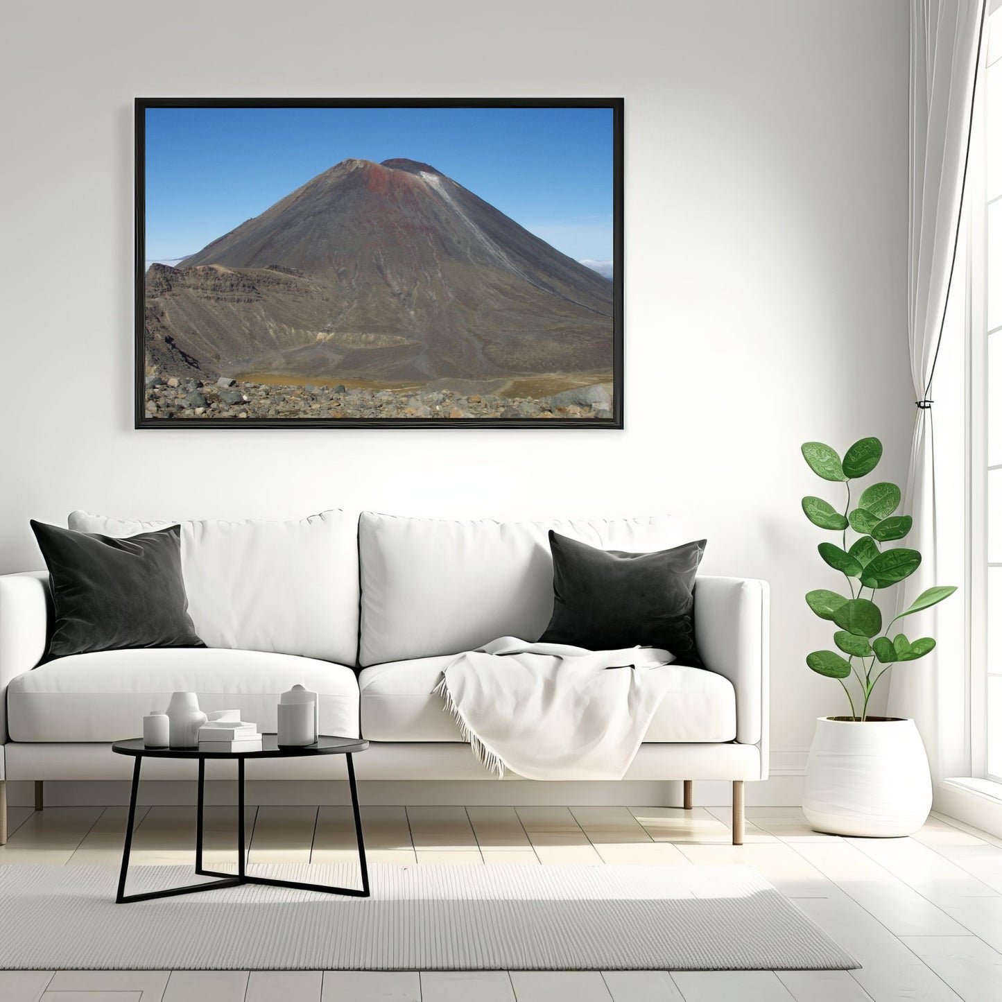 Mount Ngauruhoe Photo as a Poster Print