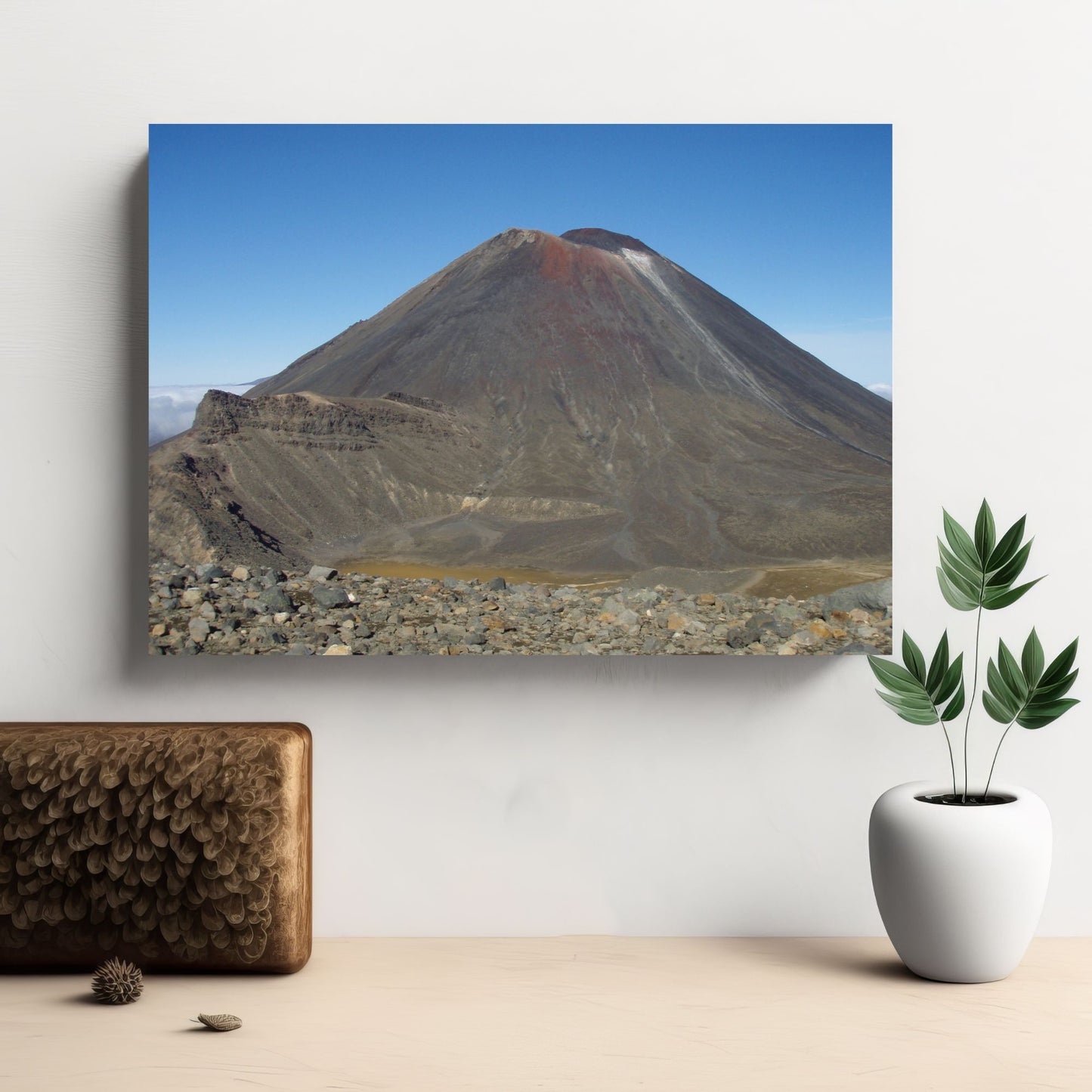 Mount Ngauruhoe Photo on Canvas.