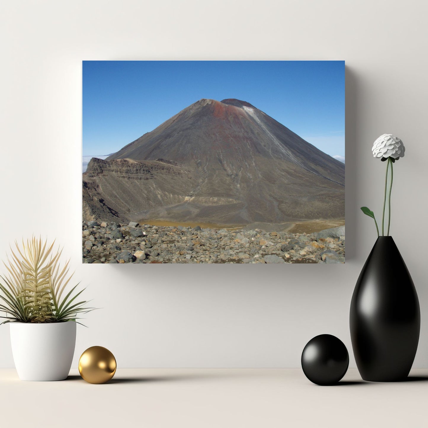 Mount Ngauruhoe Photo on Canvas.