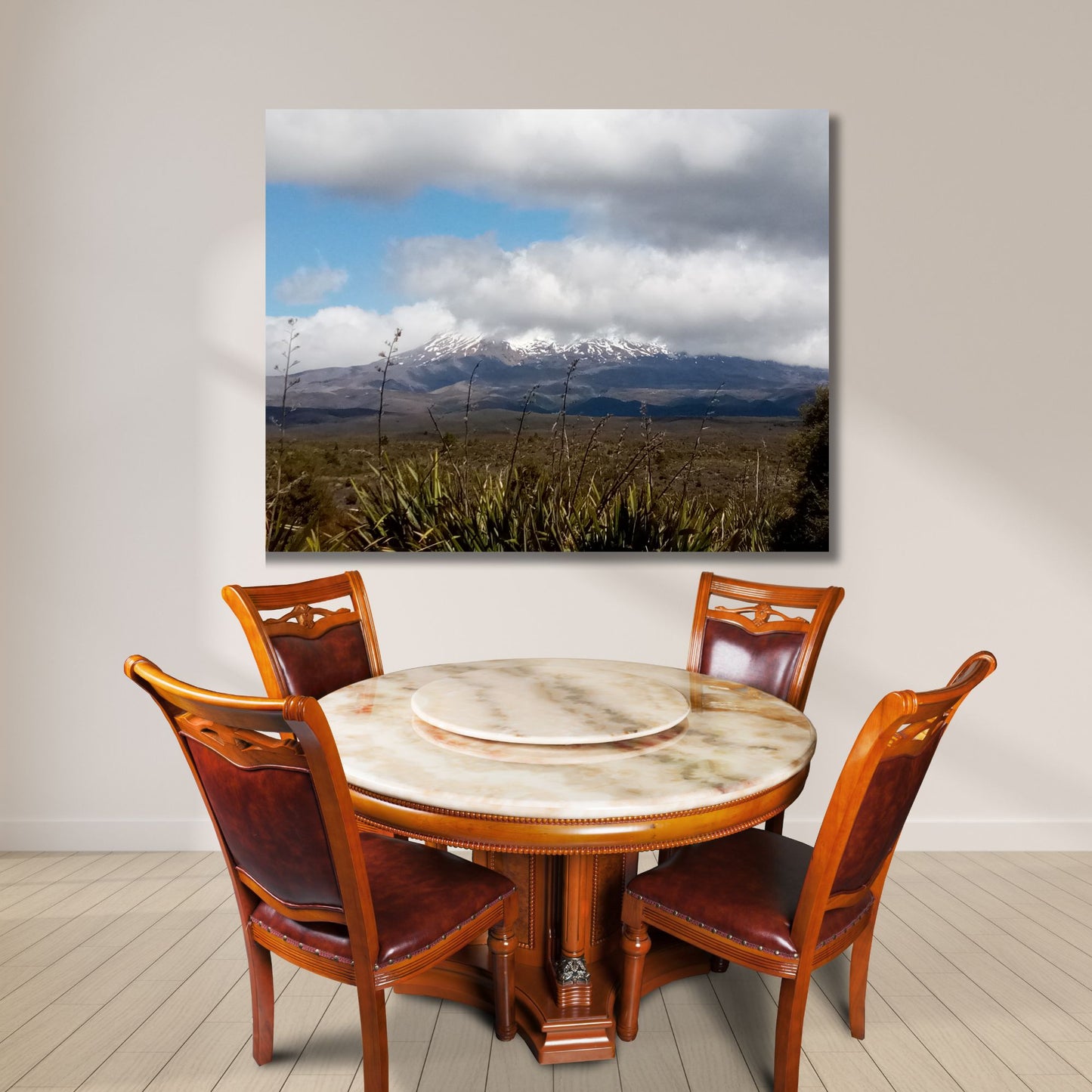 Mount Ruapehu Photo on Canvas.