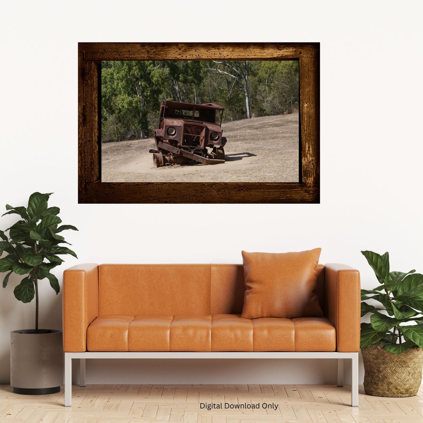 Abandoned Vintage Farm Truck. Photo as Poster,