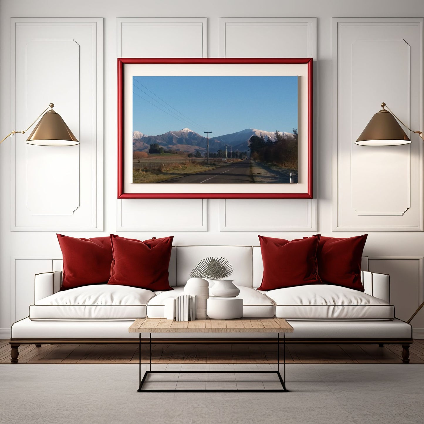 The Road to Woodbury Canvas Print