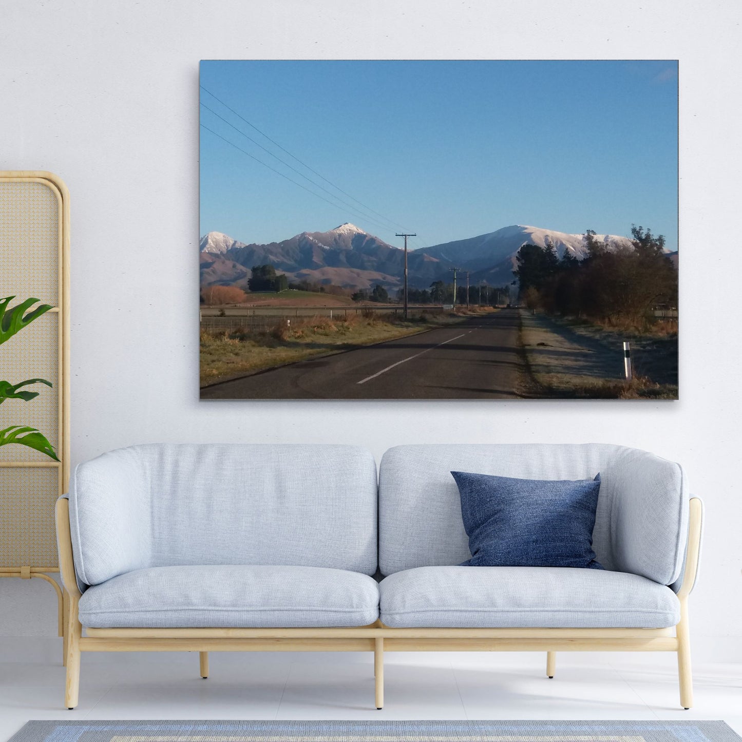 The Road to Woodbury Canvas Print