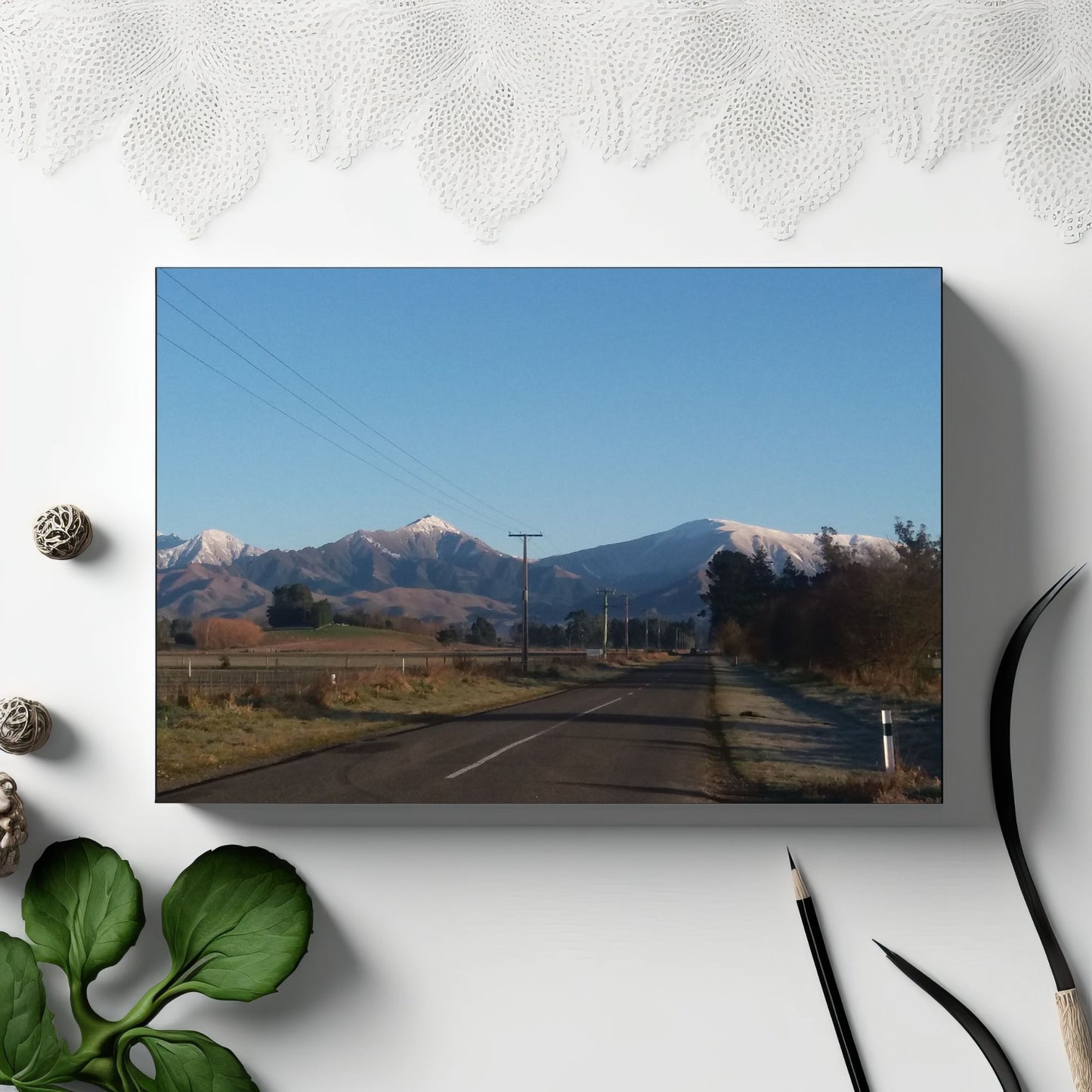 The Road to Woodbury Canvas Print