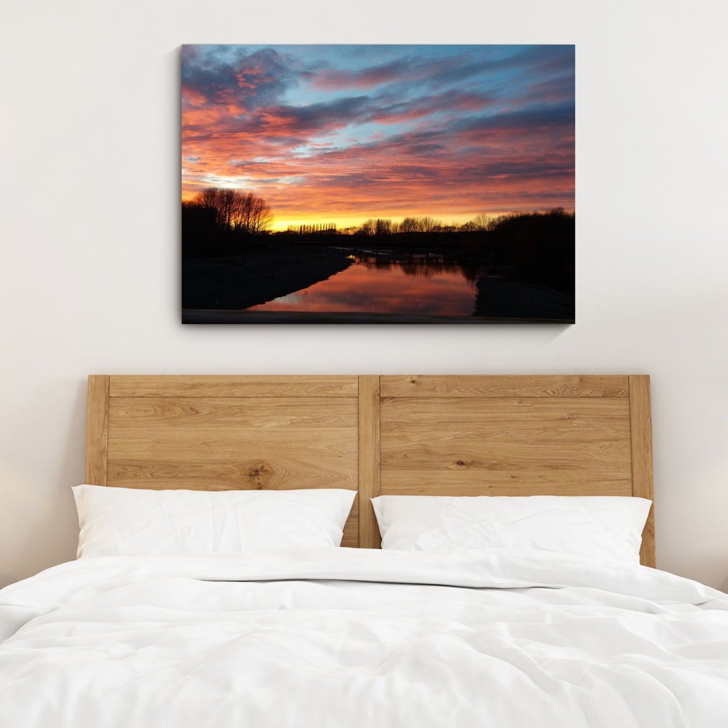 Temuka Sunrise Canvas Print. Original Photo on Canvas.