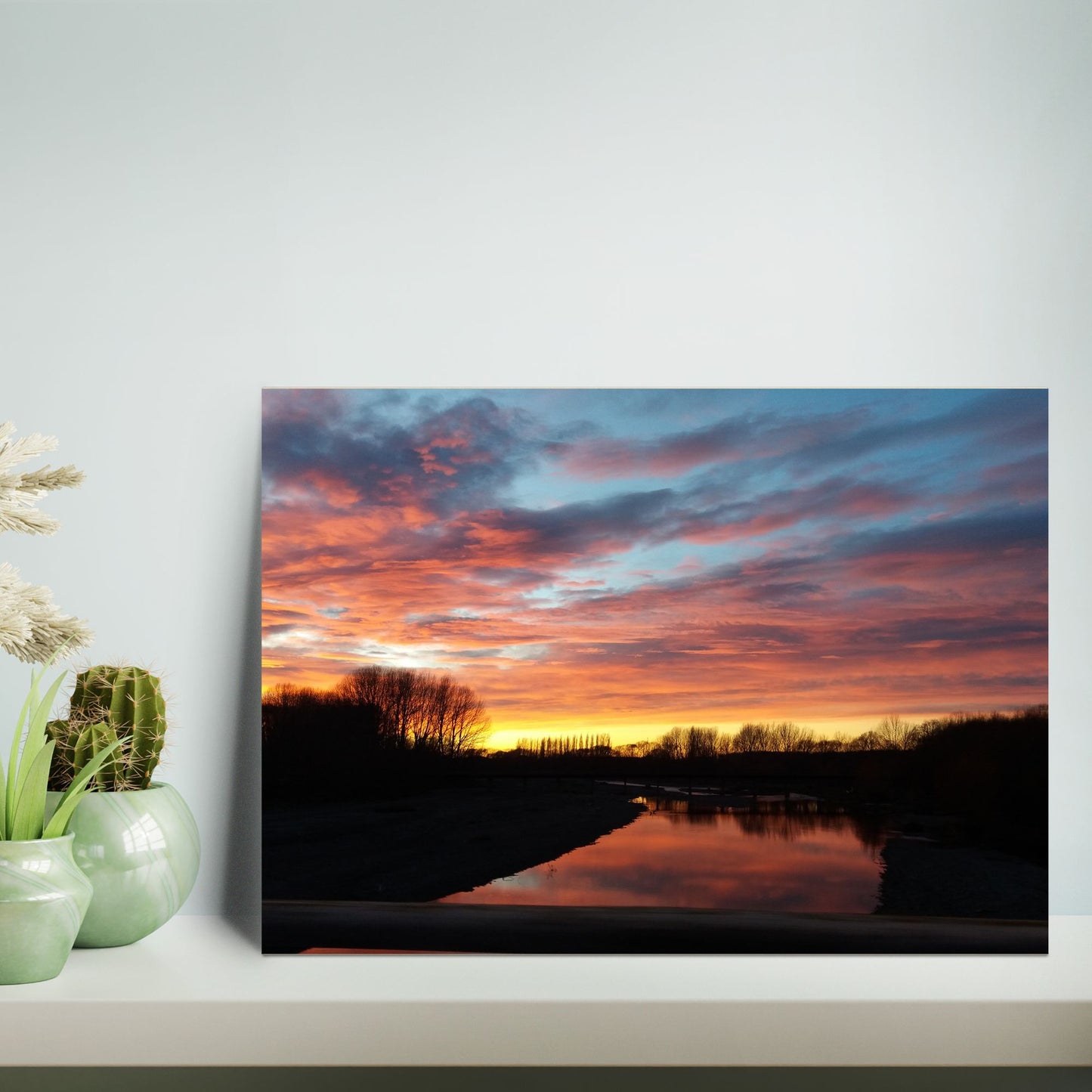 Temuka Sunrise Canvas Print. Original Photo on Canvas.