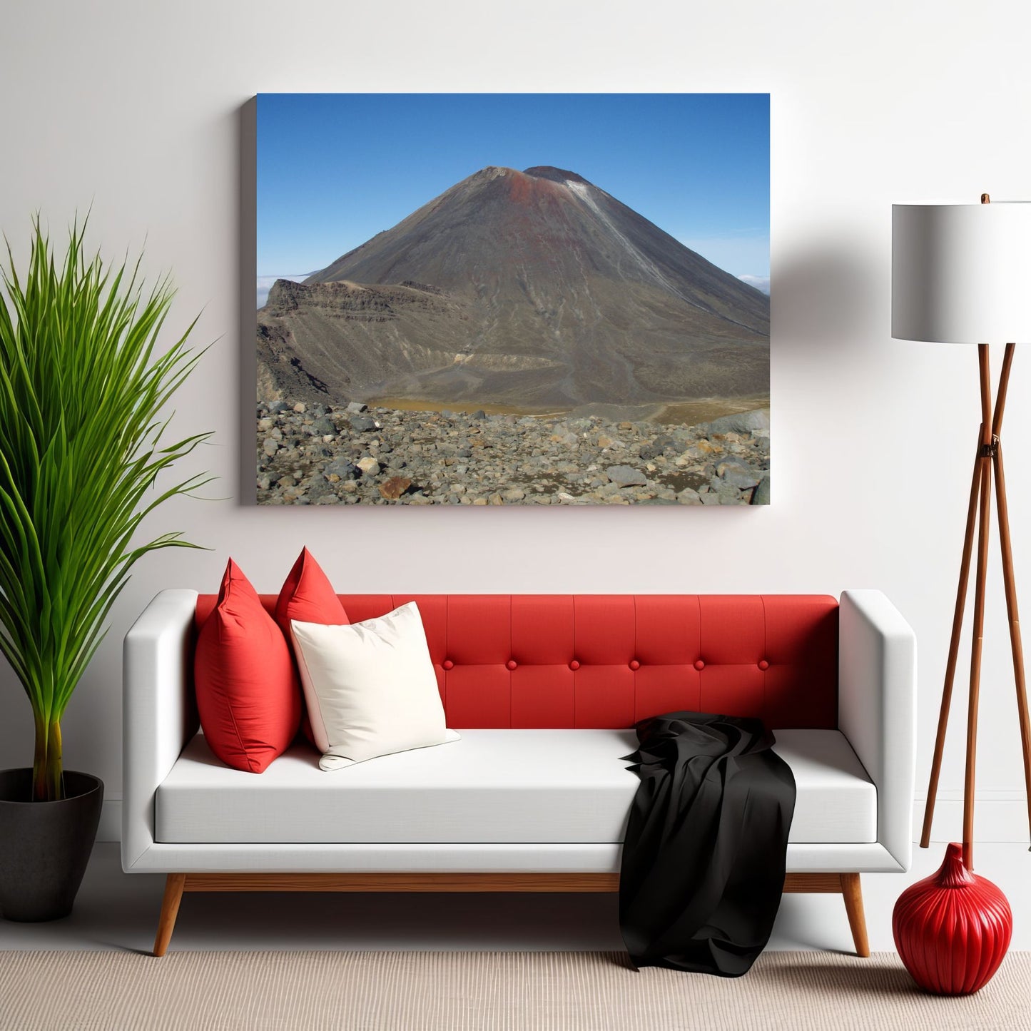 Mount Ngauruhoe Photo on Canvas.