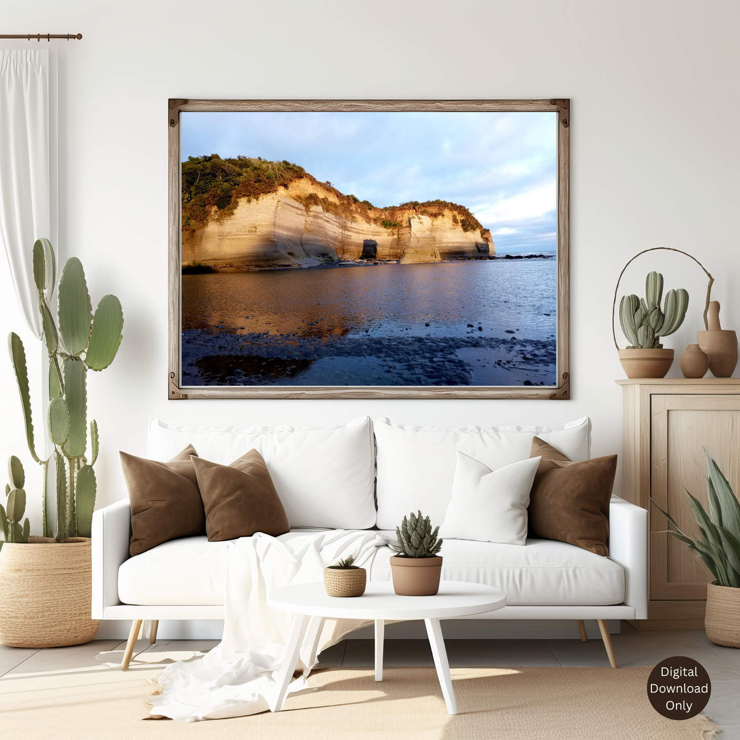 Urenui Estuary. Photo on Poster Print.