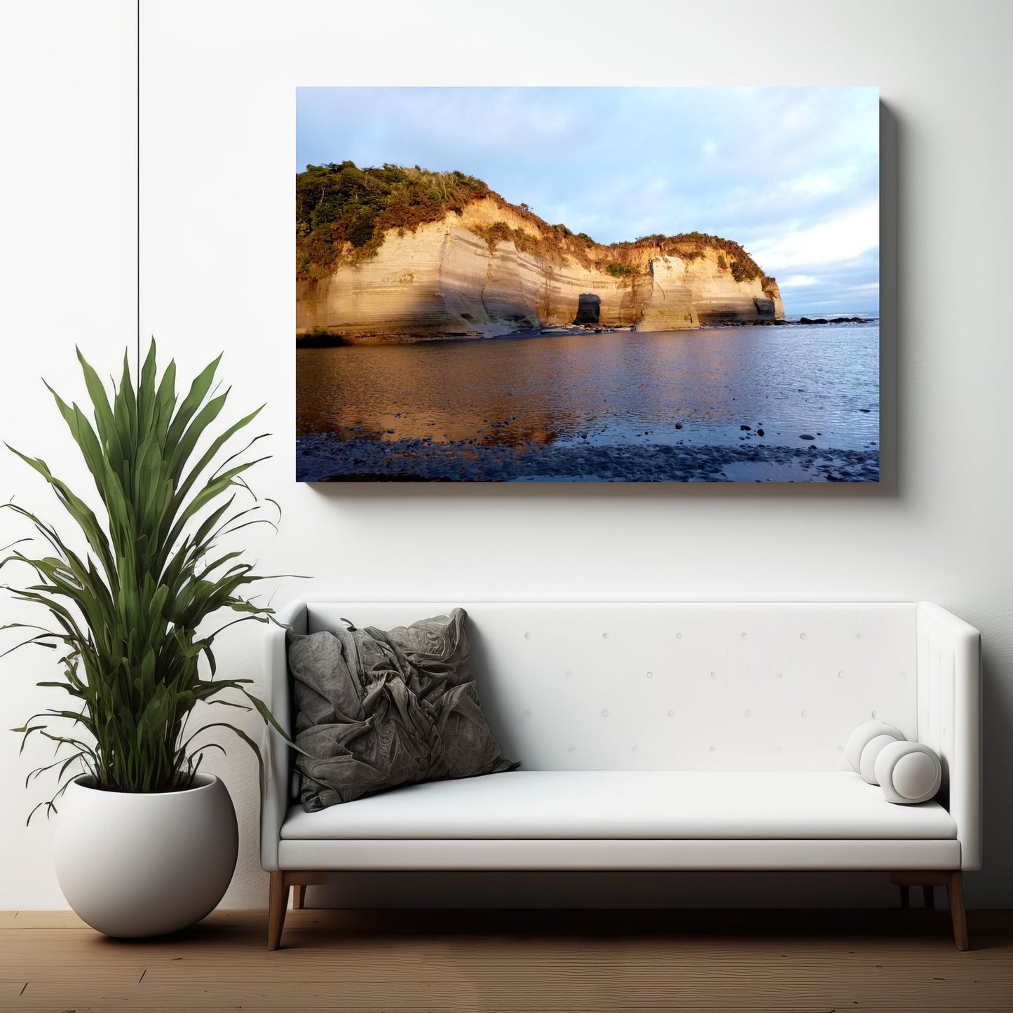 Urenui Sunrise Photo on Canvas