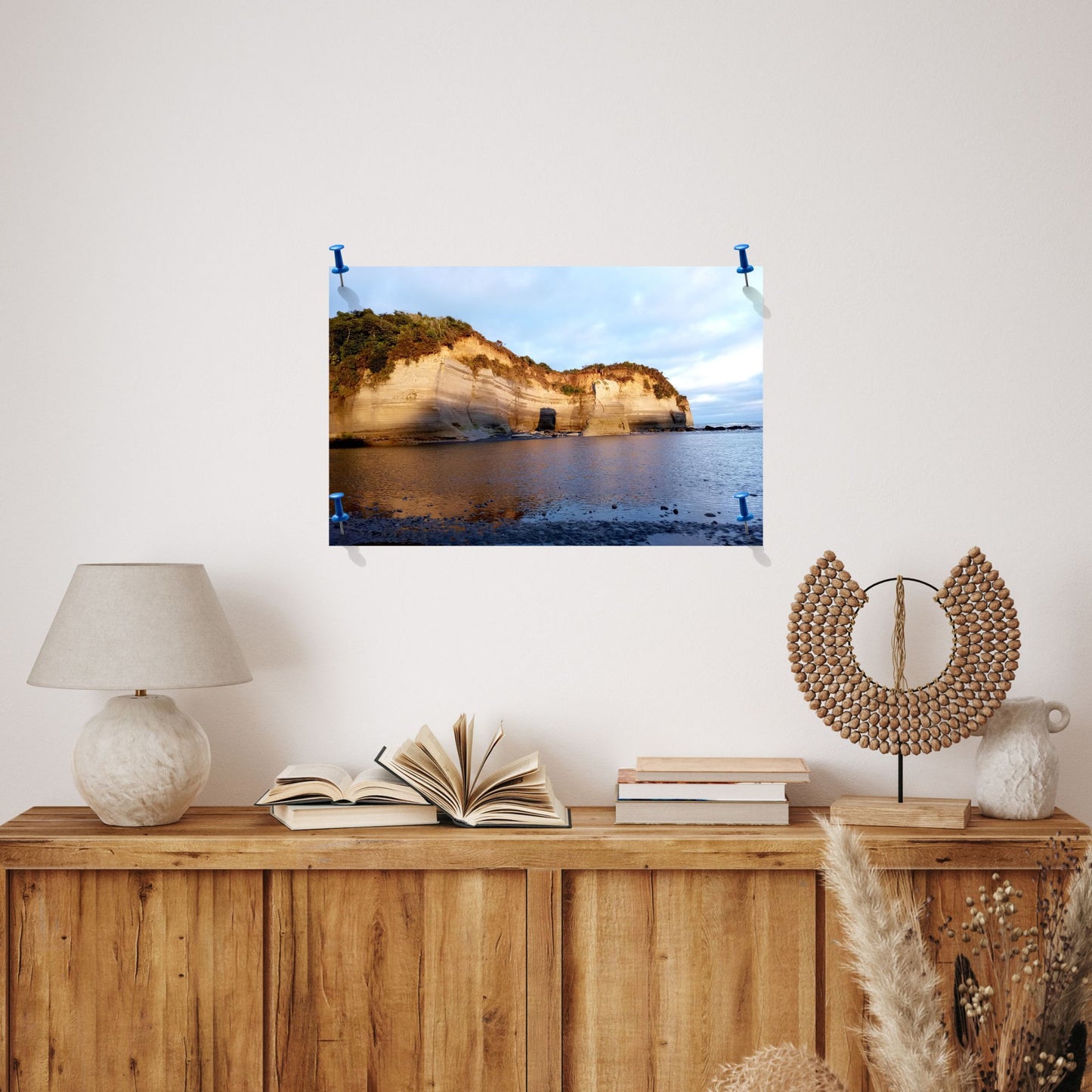 Urenui Estuary. Photo on Poster Print.