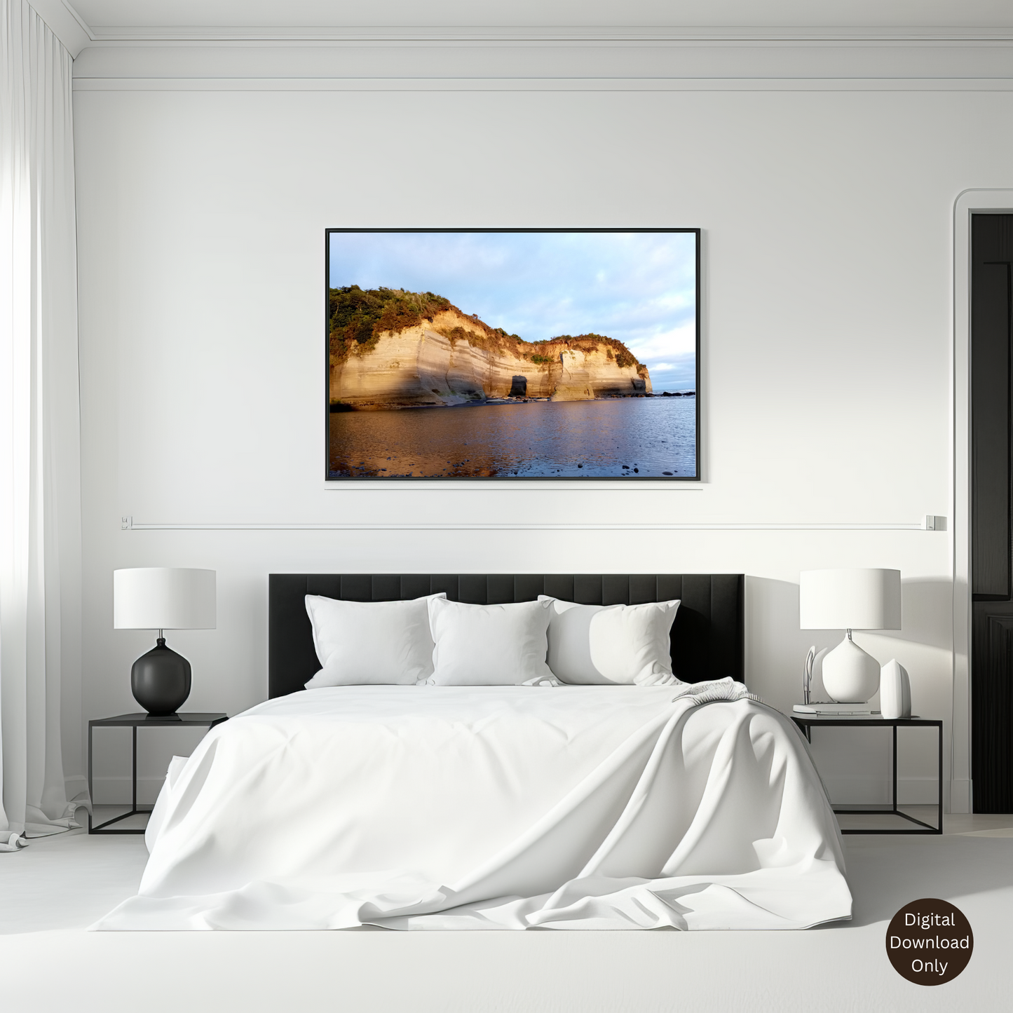 Urenui Estuary. Photo on Poster Print.